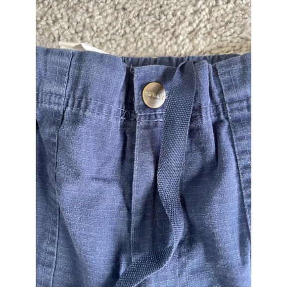 CARHARTT Womens Navy Cargo Scrub Pants Size small nurse hospital healthcare - Picture 3 of 8